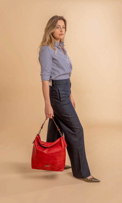 CARTERA PEONIA frambuesa