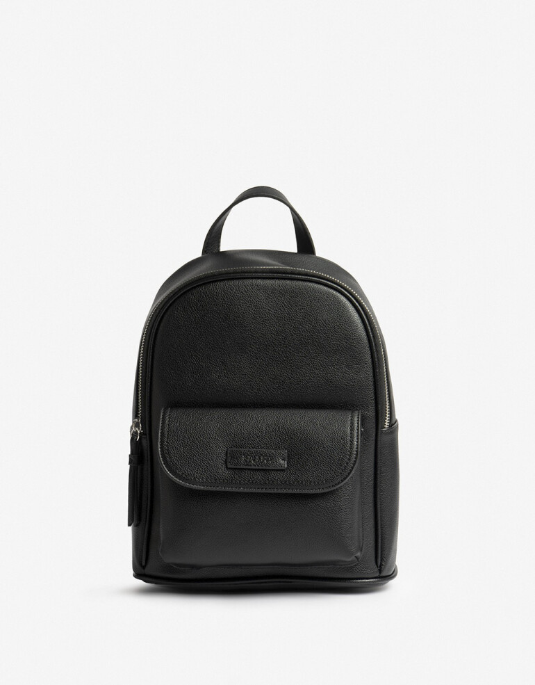 Mochilas Urbanas Basicos Mochila Tramada Negro - Negro