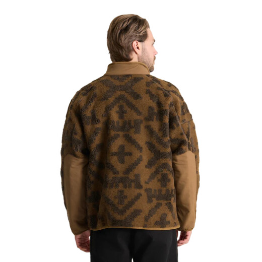 Campera Roark Campover Jacquard Sherpa Zip - Marrón Campera Roark Campover Jacquard Sherpa Zip - Marrón