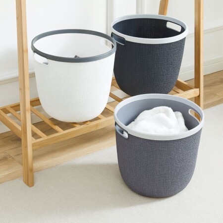 CESTO CANASTO ORGANIZADOR REDONDO 24LTS 30X27,5CM CESTO CANASTO ORGANIZADOR REDONDO 24LTS 30X27,5CM