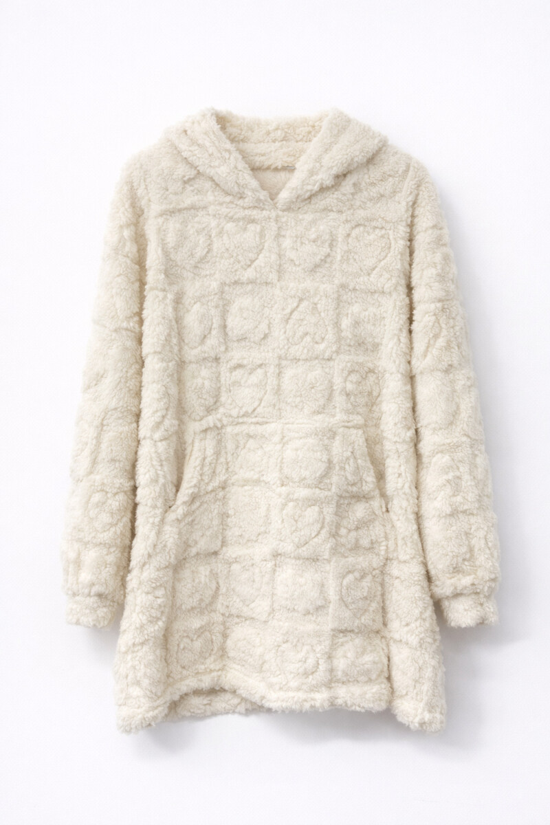 PIJAMA HOODIE ANA - BLANCO 