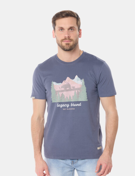 REMERA ESTAMPADA Lila