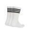 Medias Unisex Adidas 3 Tiras X3 Crw Blanco - Negro