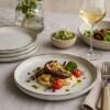 Plato de Cerámica Organic Set 6 Unidades - Gris Plato de Cerámica Organic Set 6 Unidades - Gris