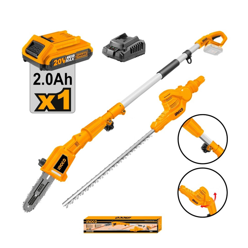 CORTACERCOS 20V + MOTOSIERRA DE ALTURA 20V CPTS201681 CORTACERCOS 20V + MOTOSIERRA DE ALTURA 20V CPTS201681