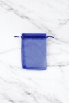 Bolsa organza 9x15 cm. AZUL