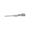 Brazalete Vintage-Plata 925-Piedra Zirconia naranja y blanca-BR3037 conpiedra