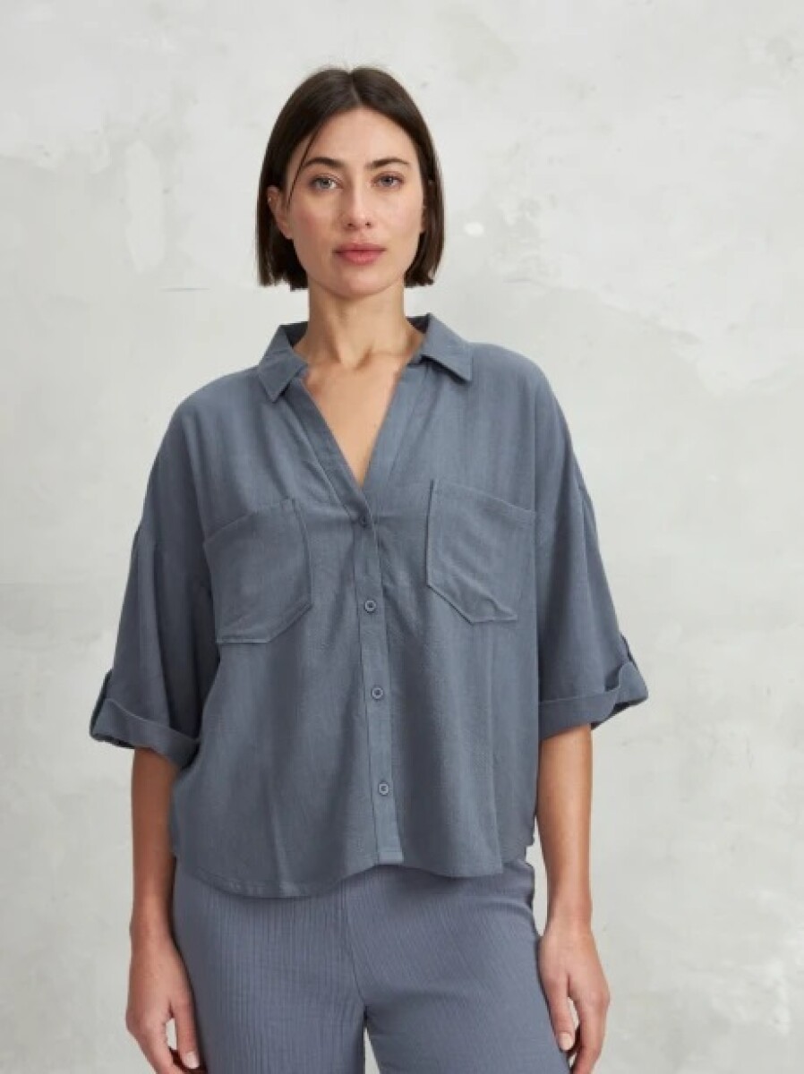 CAMISA N.SAILS 20702 - PLOMO 