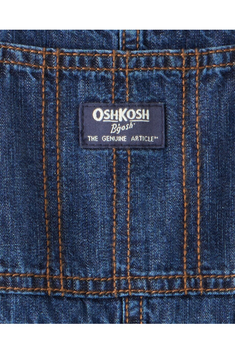 Enterito jean con forro a cuadros Sin color