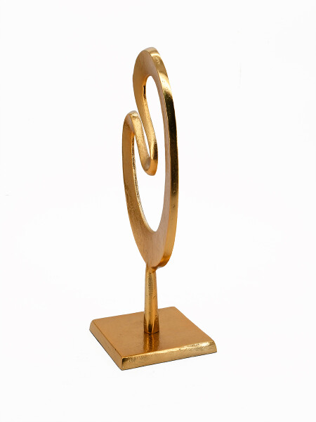 ADORNO DE MESA ALUMINIO DORADO
