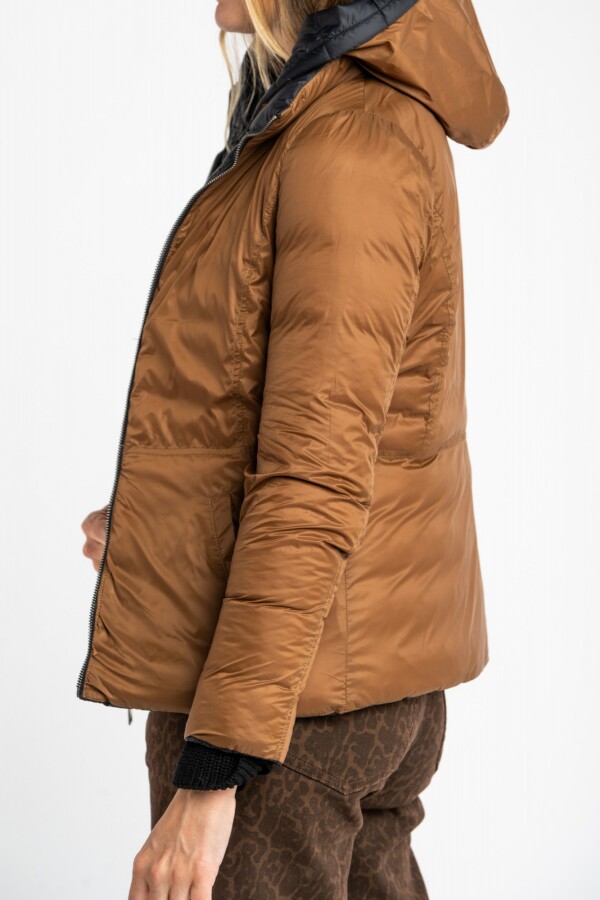 Campera Reversible Negro