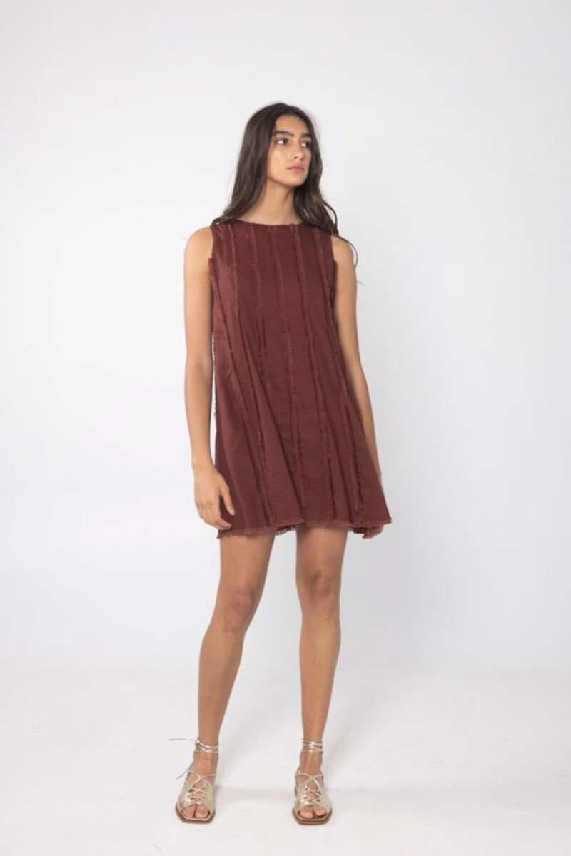 Vestido Tanquin SS25 Chocolate