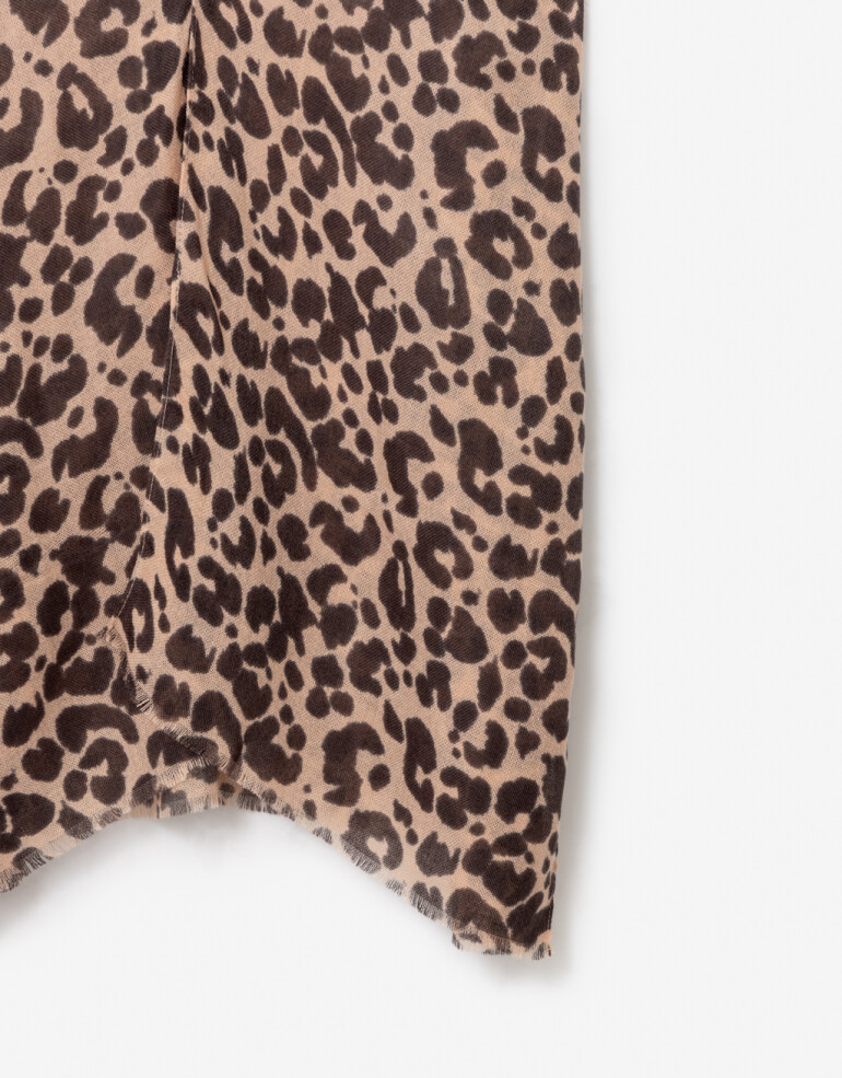 Kimonos Kimono Animal Print - Combinacion Bicolor