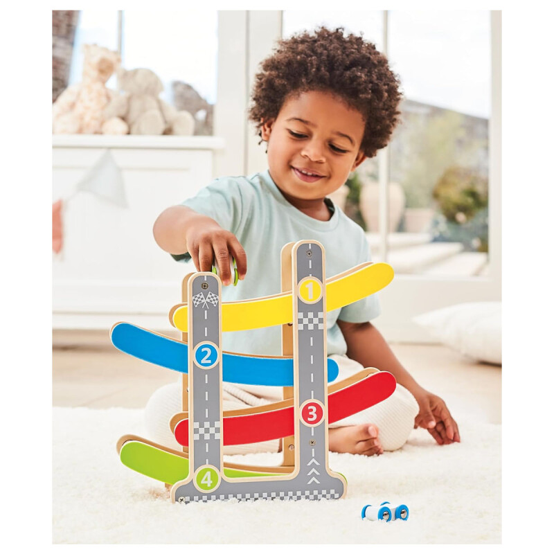 Pista de Carreras Zig Zag Hape Pista de Carreras Zig Zag Hape