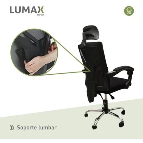 Silla Ejecutiva Ergonómica Lumax Modelo Clyde Negro