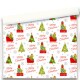 Papel de regalo navideño diseño 4