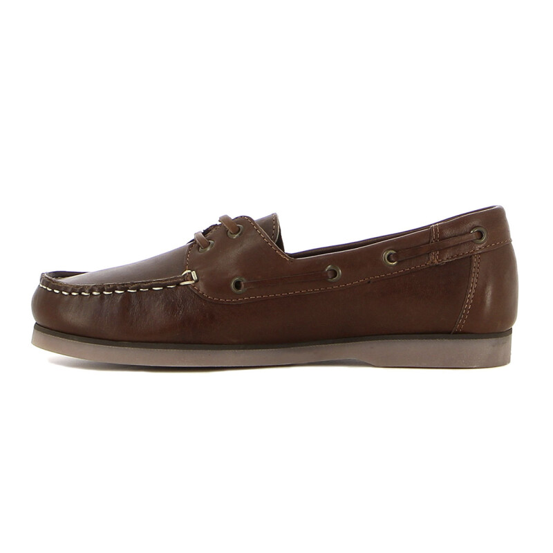 Zapato Country de Hombre Nautico Acord. Cuero 2529 Tabaco