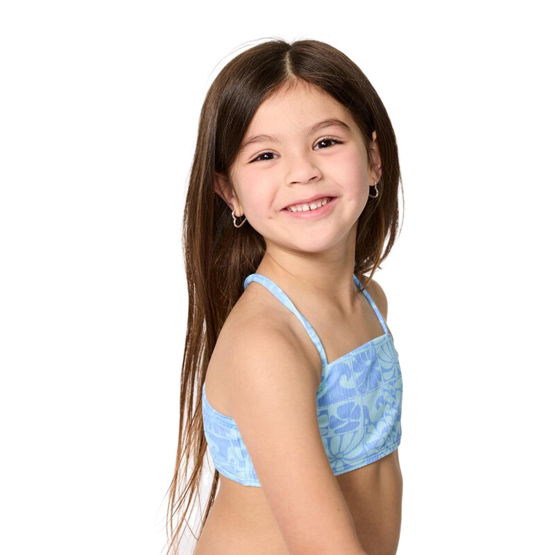 Lycra de niña Rip Curl Aots Oceanic - Celeste Lycra de niña Rip Curl Aots Oceanic - Celeste