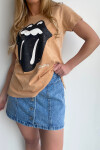 Remera Rolling Tostado
