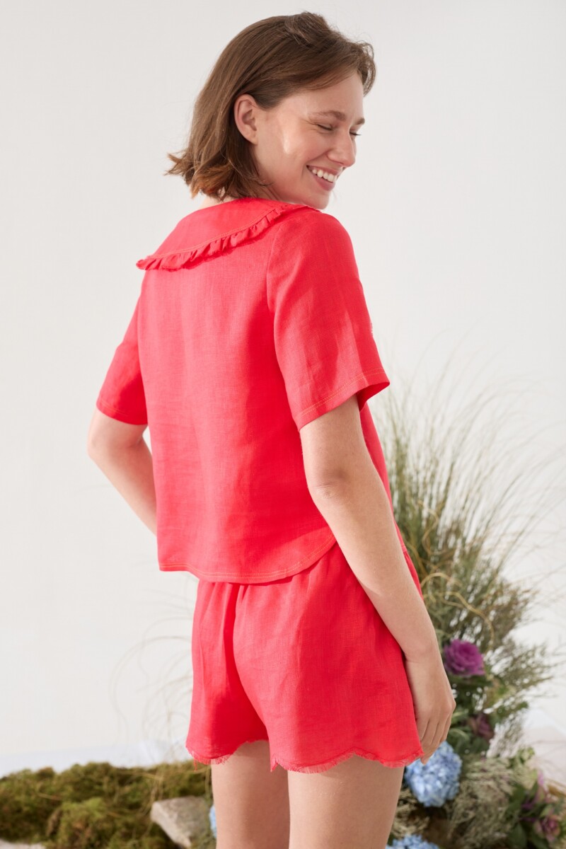 BLUSA BOSQUE Rojo