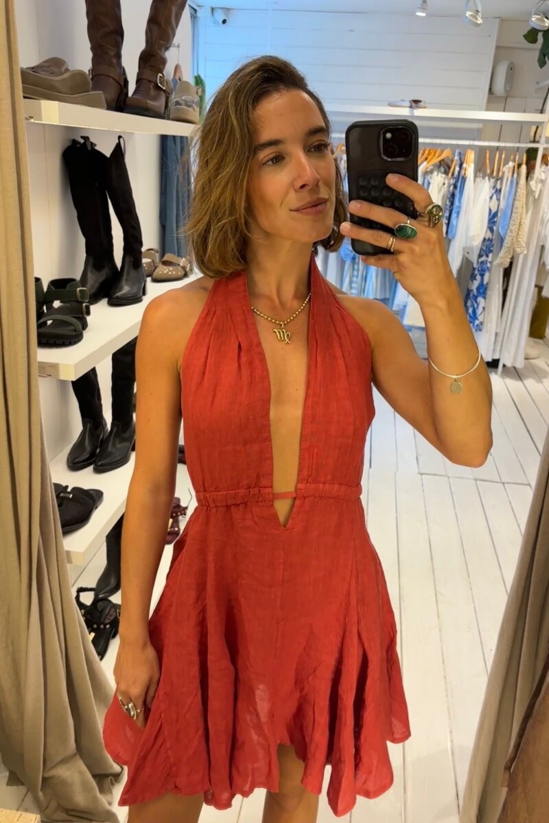 Vestido Bellur Bordeaux