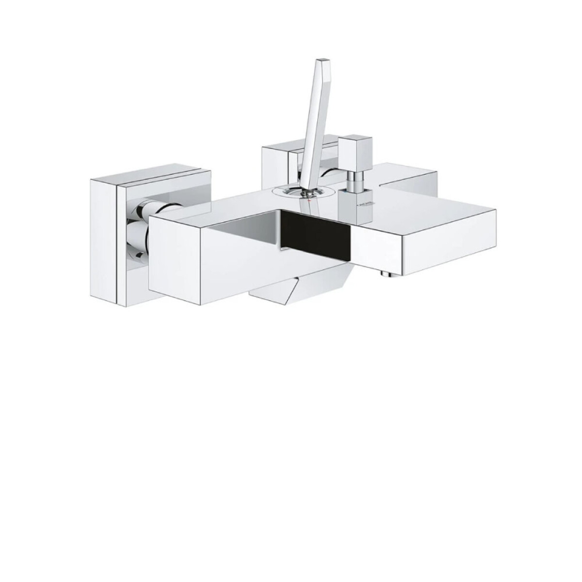 Grifería de Baño Ducha Exterior Monocomando Cromado Línea Joy Eurocube 