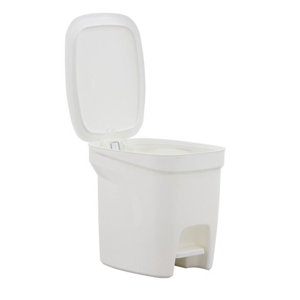 Papelera "COMPACT" 7 Lt. en polipropileno blanco -TRAMONTINA TD0432