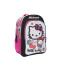 Mochila Hello Kitty 18" Negro - Fucsia - Blanco