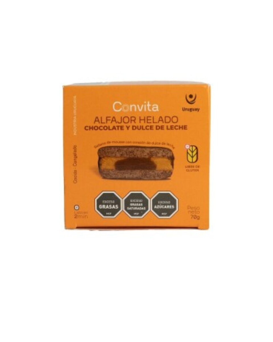 ALFAJOR HELADO CHOCO Y DDL 