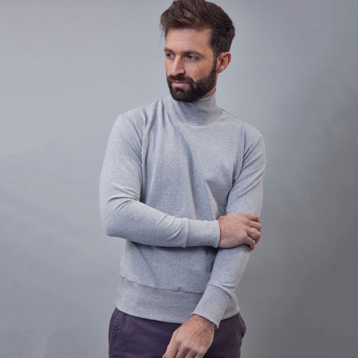 Polera - Gris Melange 