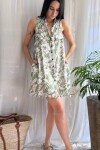 Camisa Gla Verde y blanco