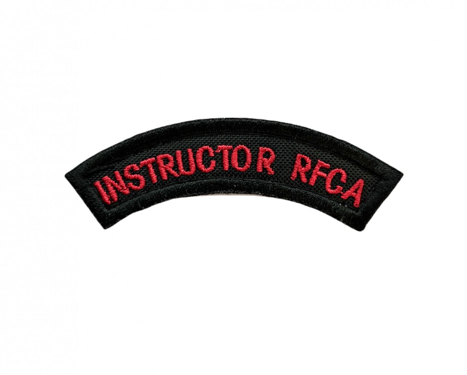 Parche bordado medialuna pequeña INSTRUCTOR RFCA - Rojo 