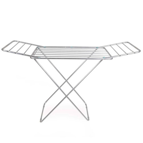 Tender Slim Plegable Alas Extensible 10.9M Ropa Aluminio Mor Plateado