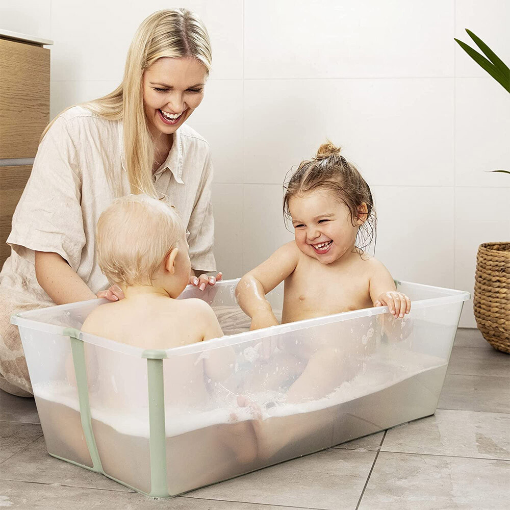 Baño Stokke XL flexibath - transparente Beige Baño Stokke XL flexibath - transparente Beige