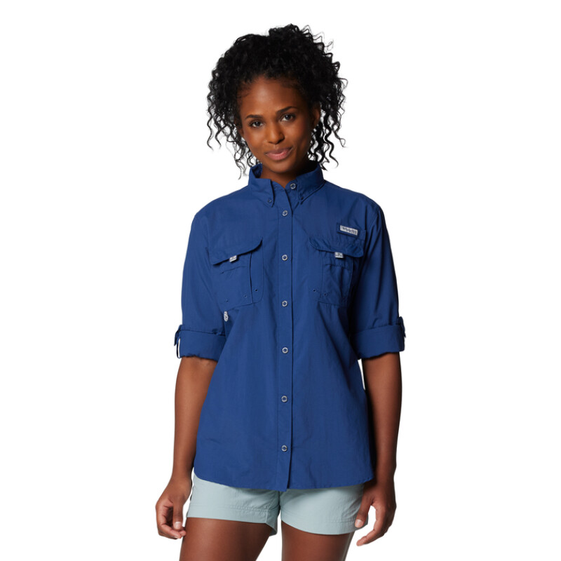 Camisa Bahama II Mujer CARBON/ NOCTURNAL TIGER