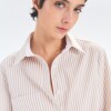 Camisa Strip Camel