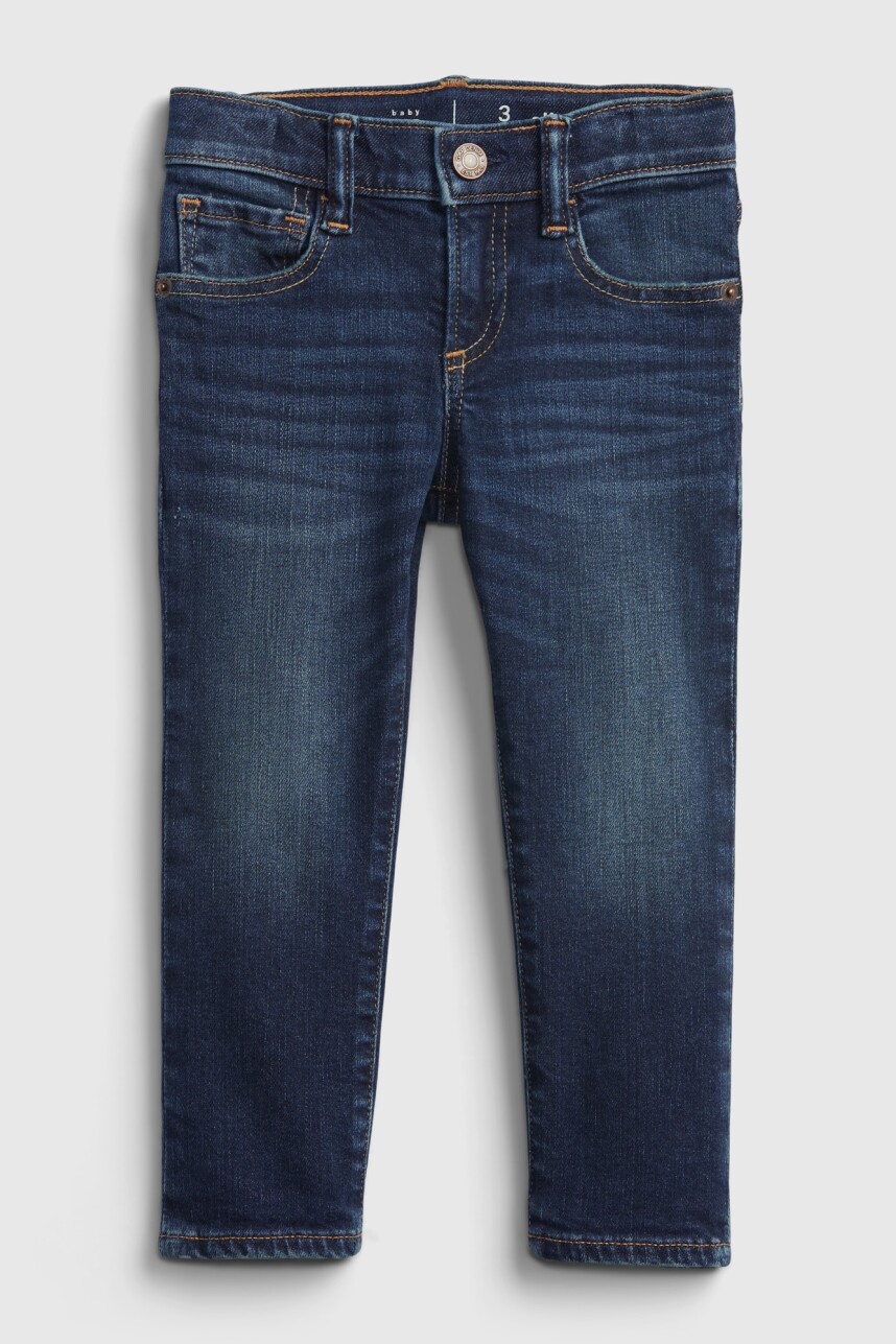 Jean Slim Toddler Niño Dark Wash