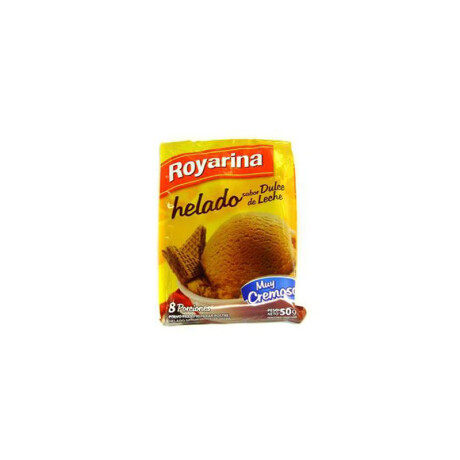 Helado ROYARINA 50 Grs 8 Porciones (Unidad) Dulce de Leche