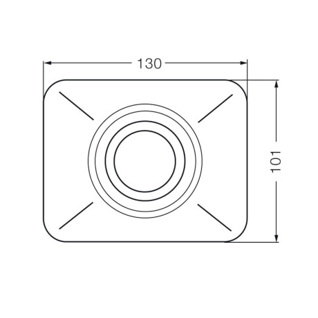 TAPA TECLA ANTIVANDALICA DE VALVULA DE DESCARGA FLUXOMETRO FV 000