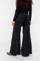 Pantalon Murra Negro con tachas