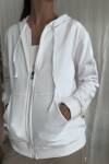Campera capucha Blanca
