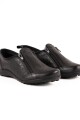 Zapato zipper calado Negro