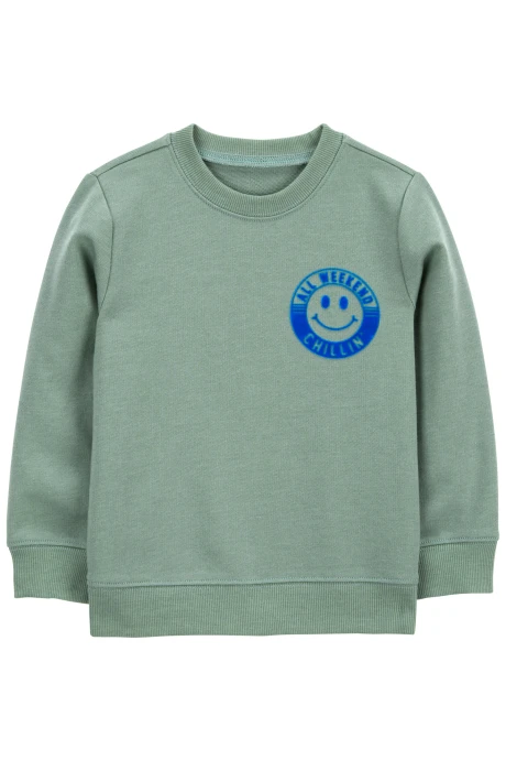 Buzo de algodón, estampa sonrisa Buzo de algodón, estampa sonrisa