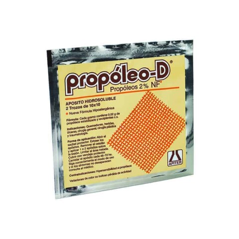 Apósitos de propóleo D 10x10 Apósitos de propóleo D 10x10