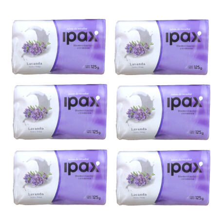 Jabon de tocador Ipax funda x 6 Lavanda