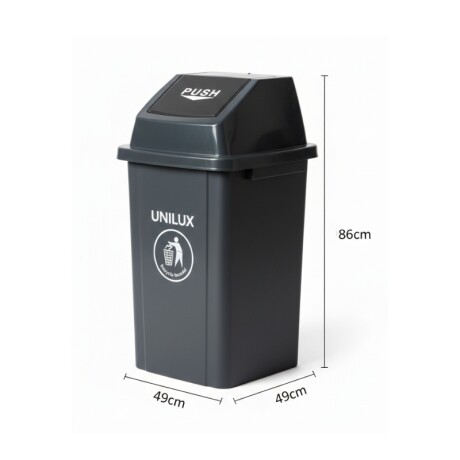 CONTENEDOR DE BASURA 100 LITROS Contenedor de Basura 100 Litros Gris