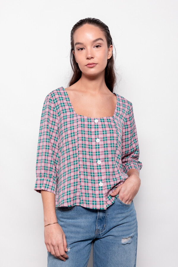 CAMISA WOODROW PRINTED Rosa Bebé