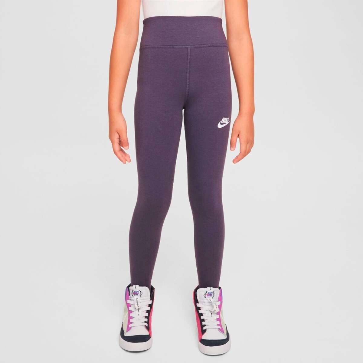 Pantalón Largo Nike Sportswear Classic Leggins 7/8 de Niños - Morado 