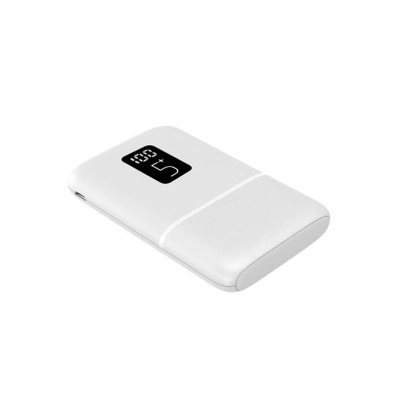 Power bank LCD 5000 mAh color blanco Power Bank Lcd 5000 Mah Color Blanco