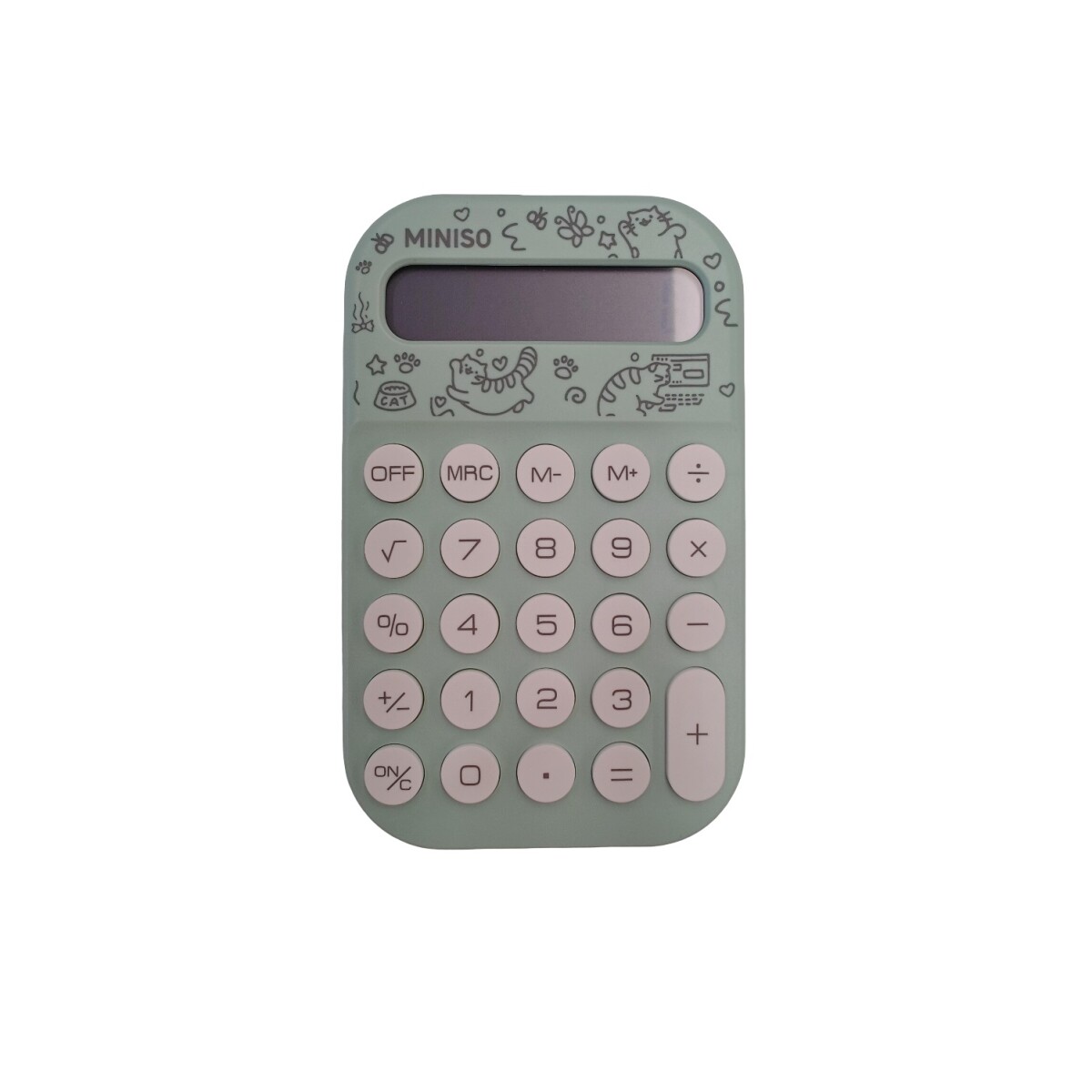 Calculadora gatito - verde 
